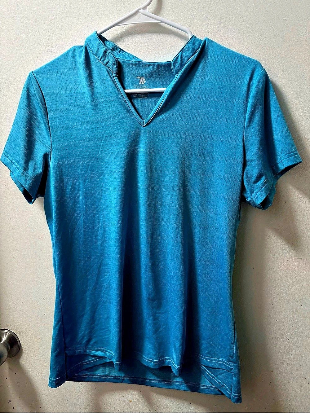 Women'Small Short Sleeve Top in Blue Size Small